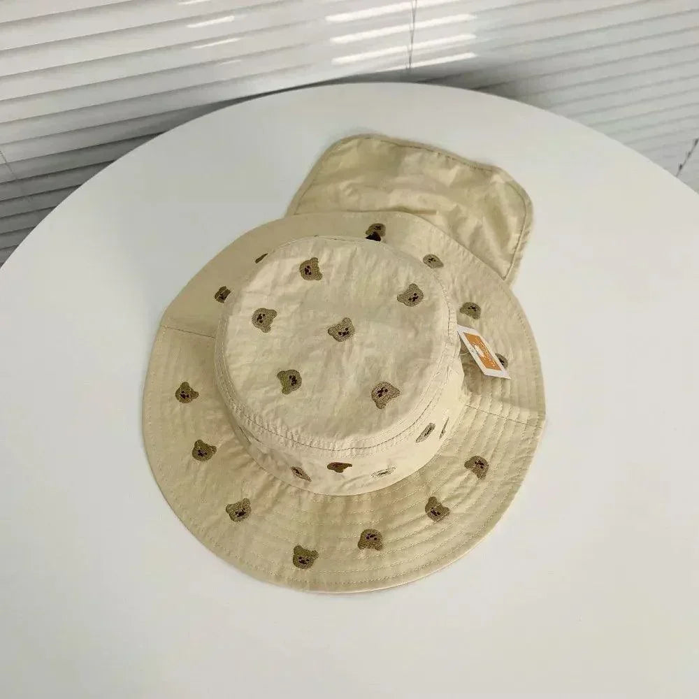 Chapéu Infantil com Proteção UV e Design Divertido