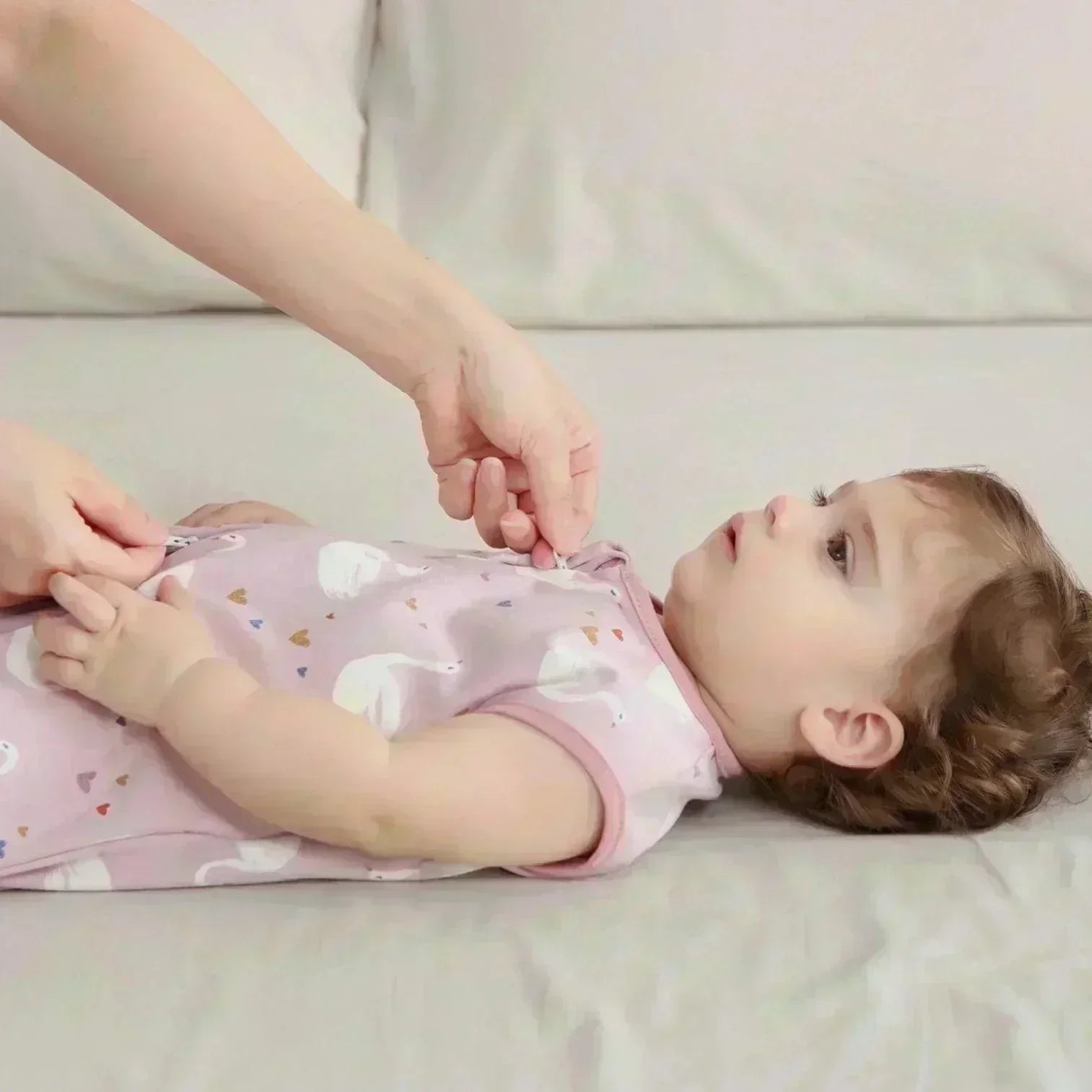 Saco de Dormir de Algodão para Bebês - Sem Manga