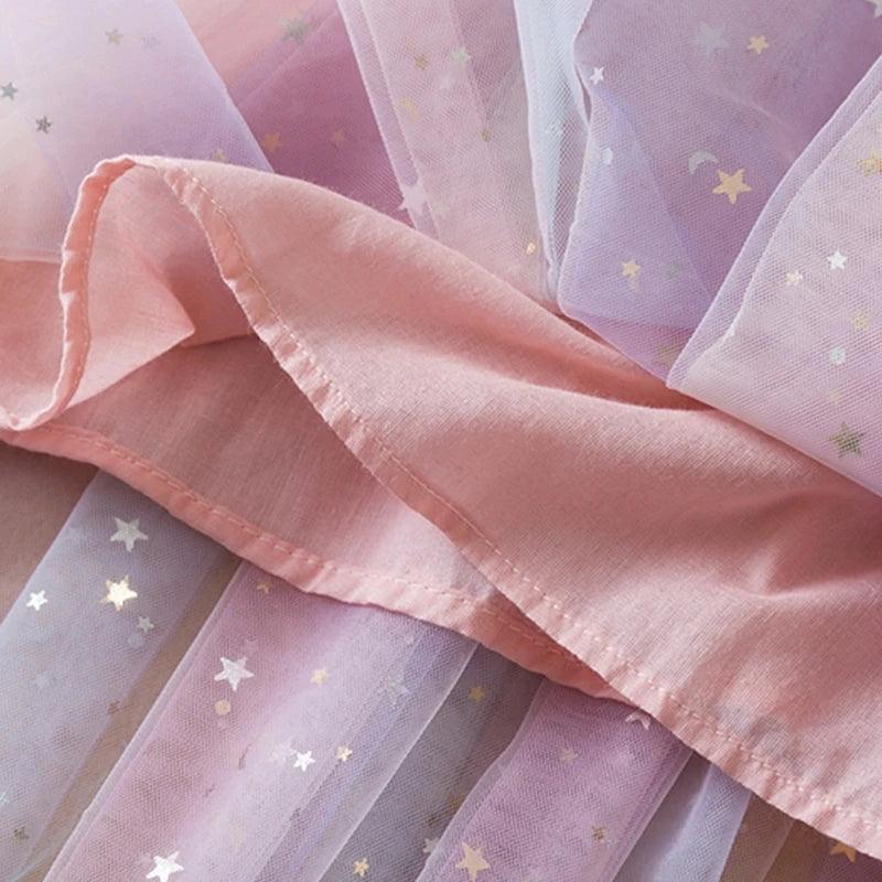 Vestido Tule Infantil - para crianças de 1 a 5 anos