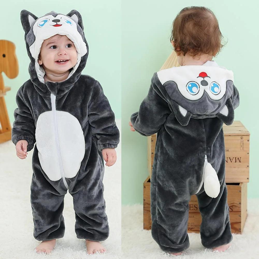 Macacão para Bebês ESTILO FOFURA - Com Estampas de Bichinhos