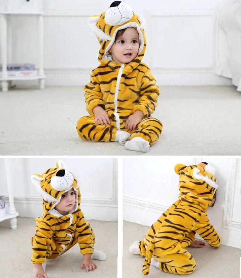 Macacão para Bebês ESTILO FOFURA - Com Estampas de Bichinhos