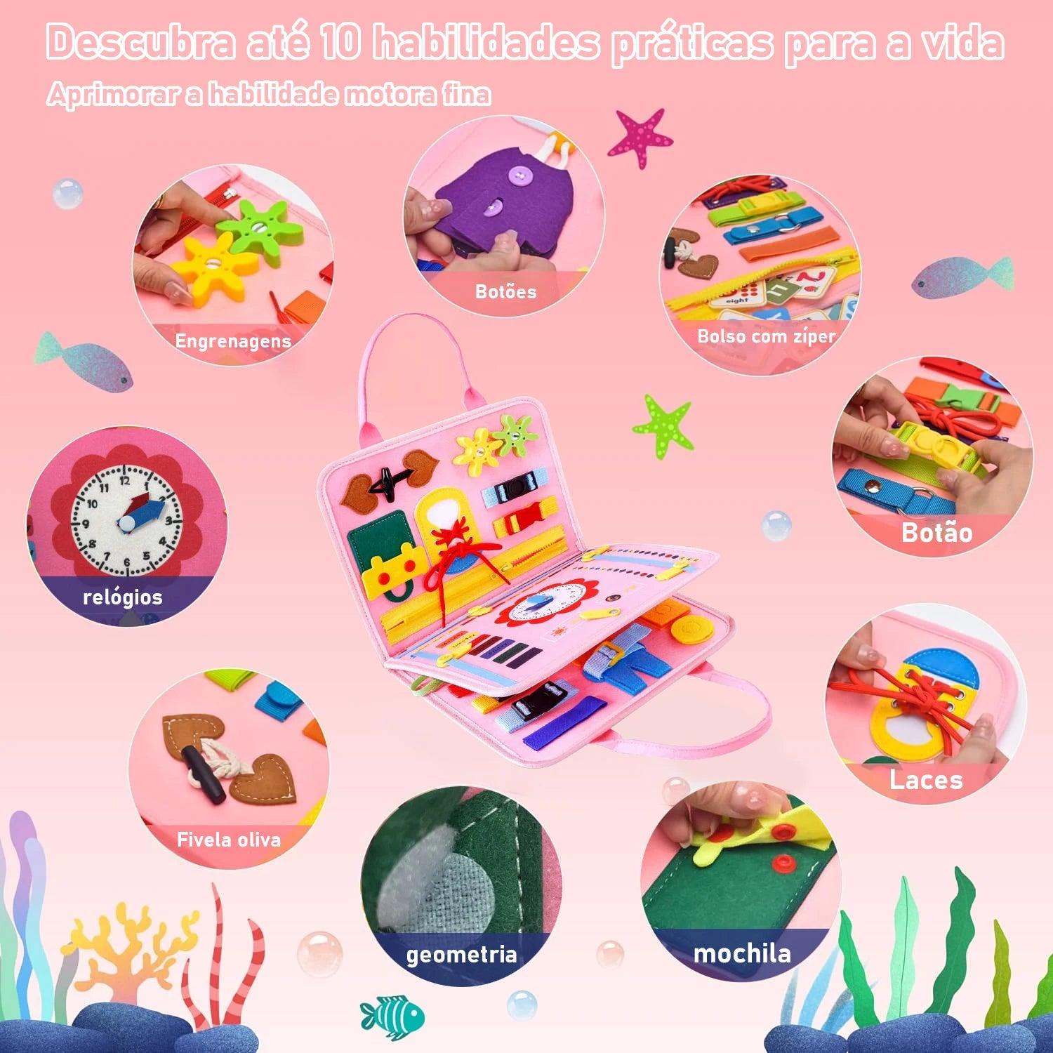 Mochila de Atividades Montessori