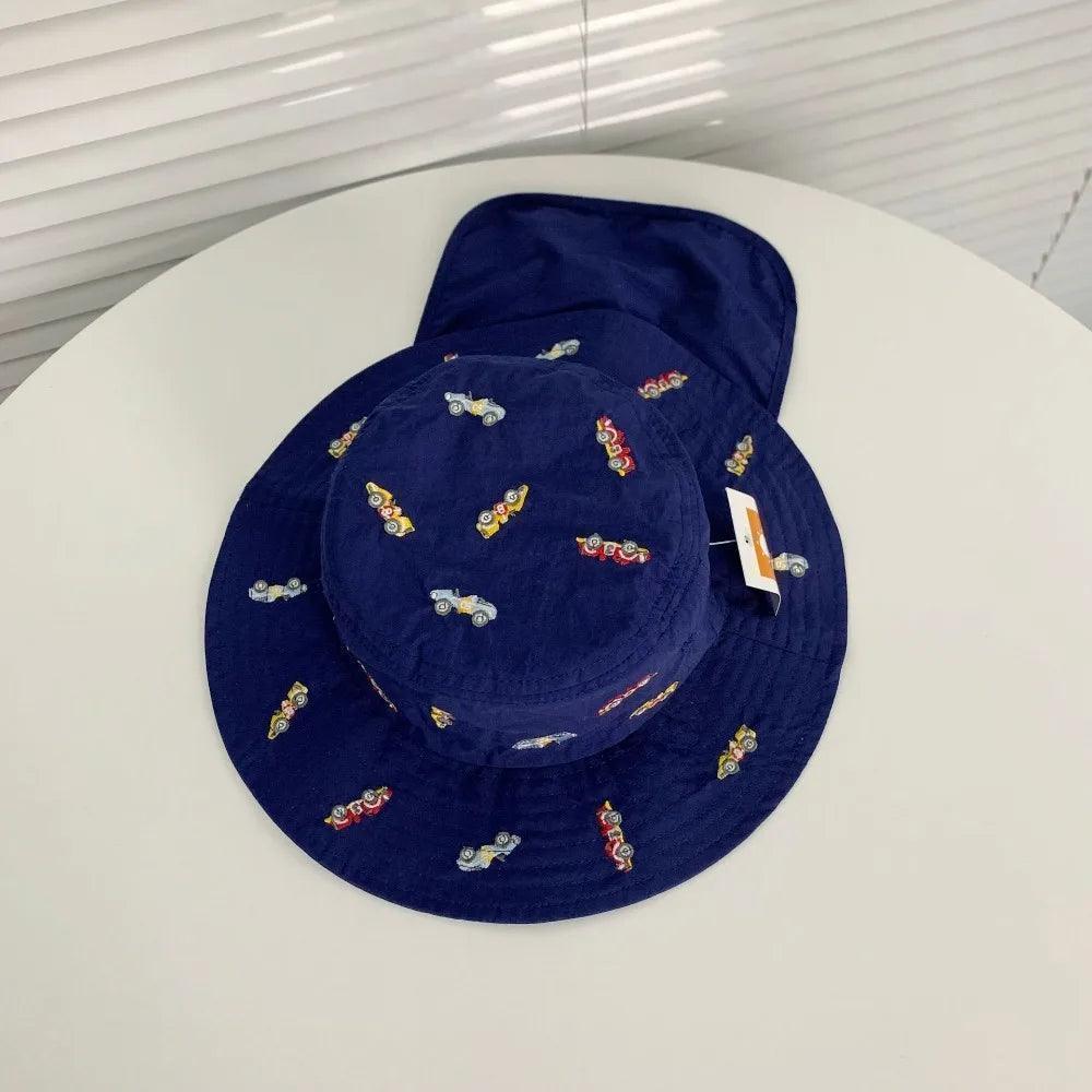 Chapéu Infantil com Proteção UV e Design Divertido