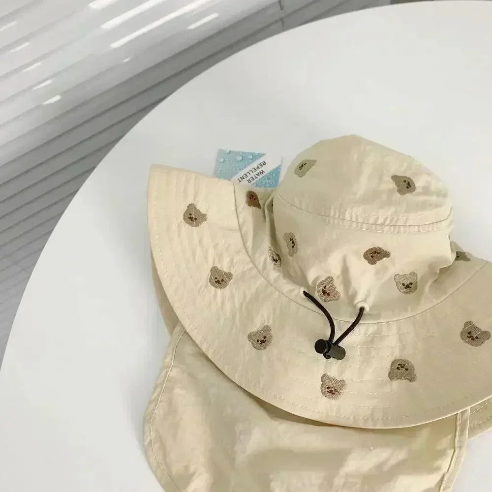 Chapéu Infantil com Proteção UV e Design Divertido