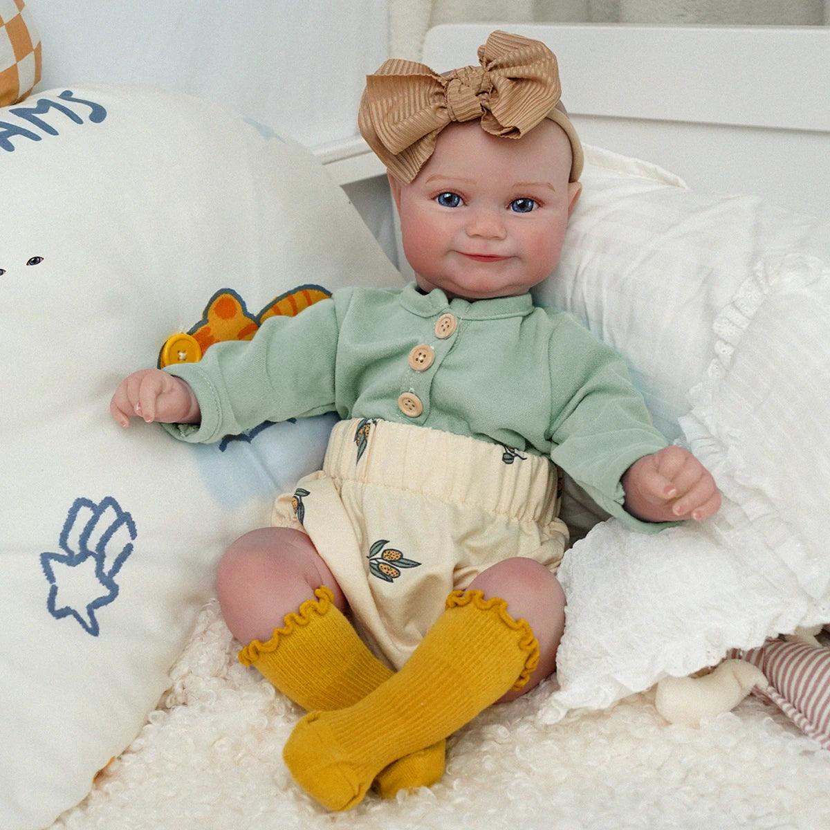 Boneca Bebê Reborn Sofia Falante Greenlucky