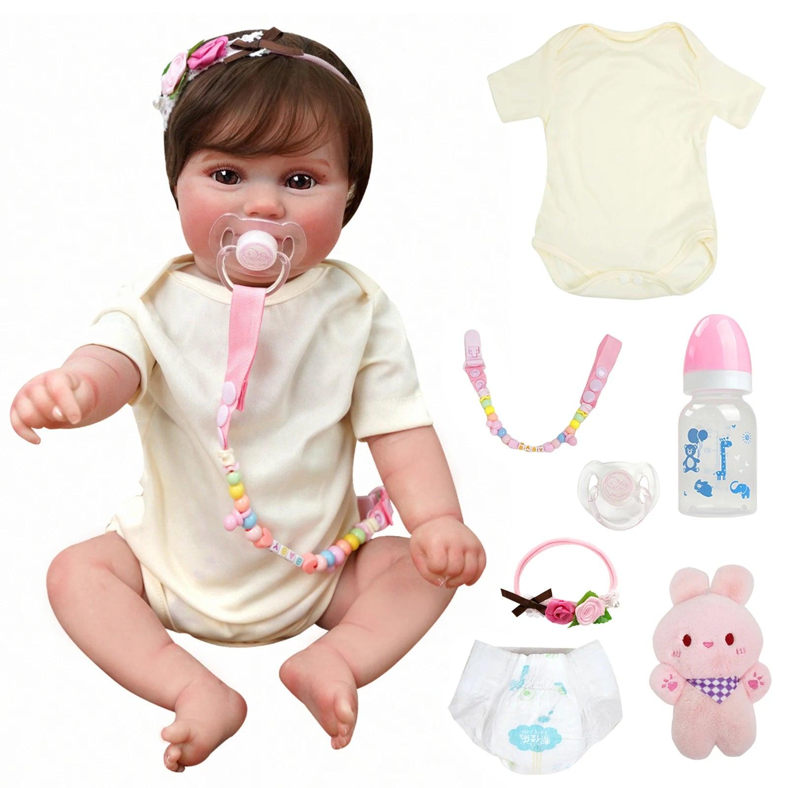 Boneca Bebê Reborn Sorriso