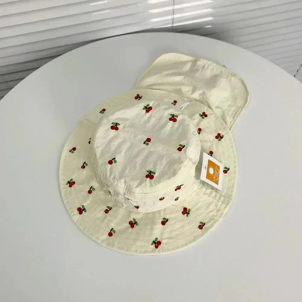 Chapéu Infantil com Proteção UV e Design Divertido