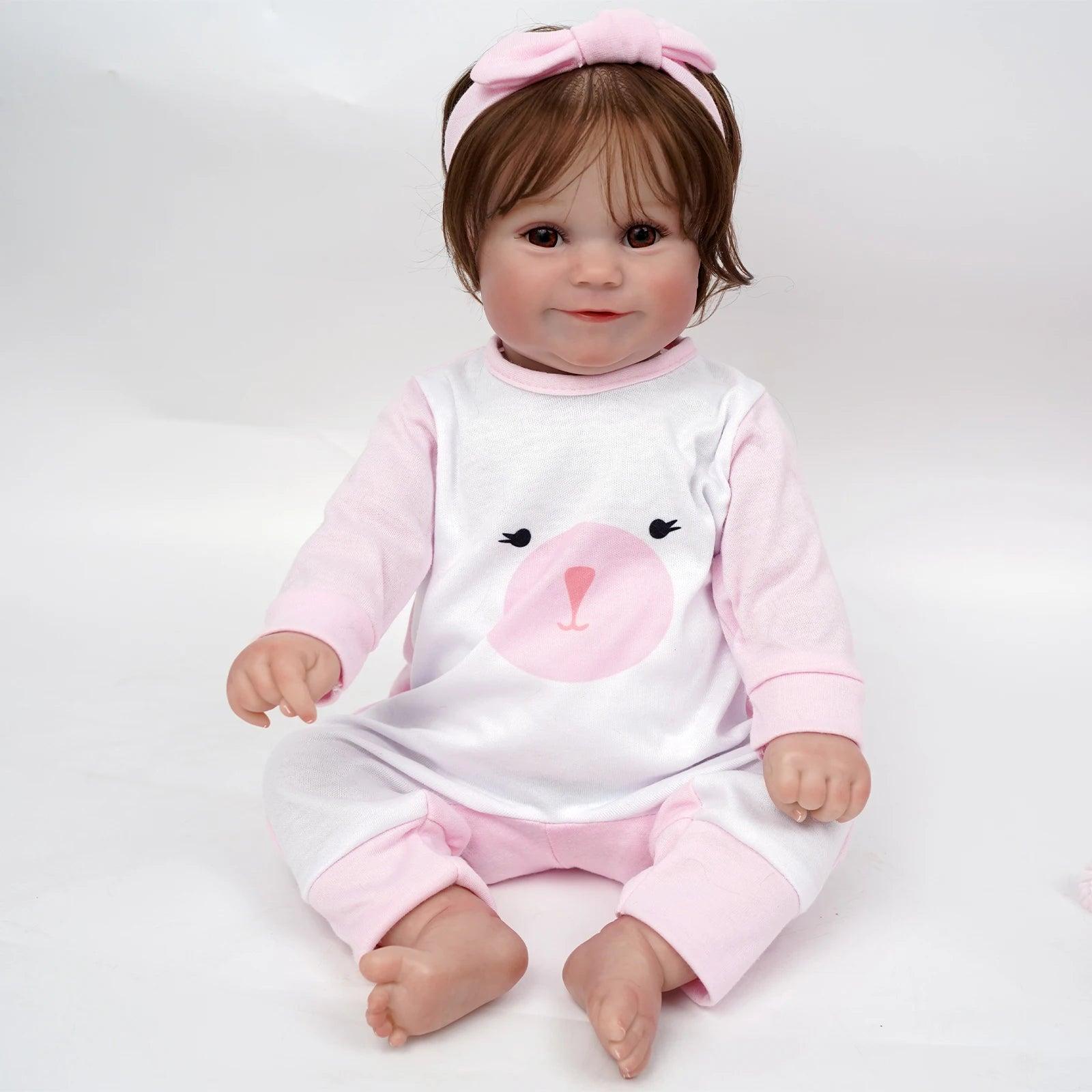 Boneca Bebê Reborn Sorriso