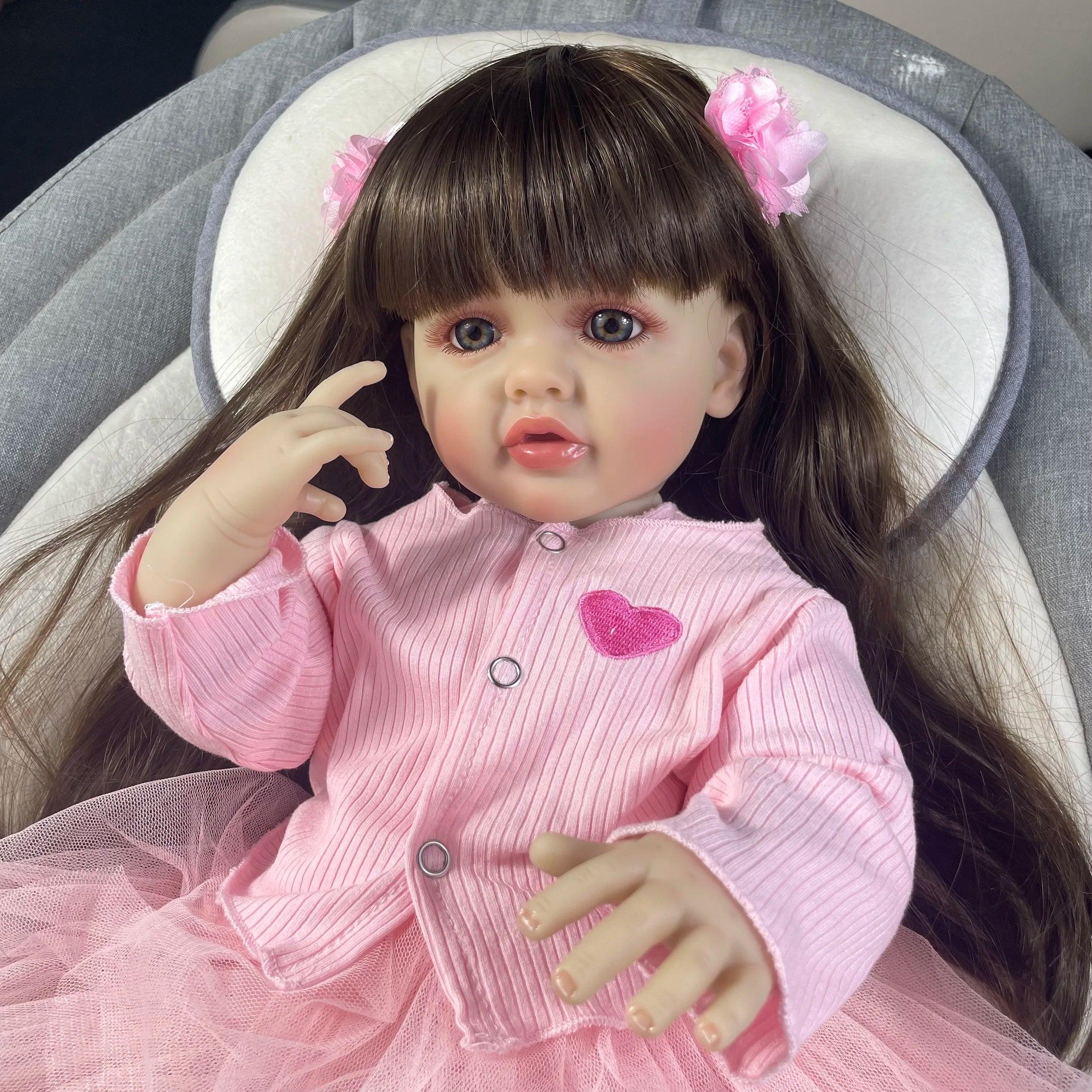 Boneca Bebê Reborn Pink Greenlucky