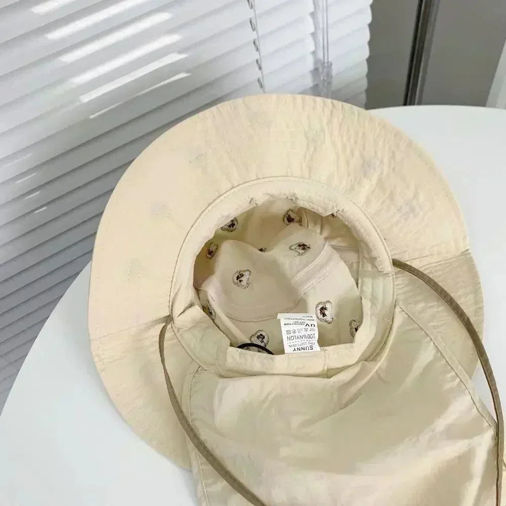Chapéu Infantil com Proteção UV e Design Divertido