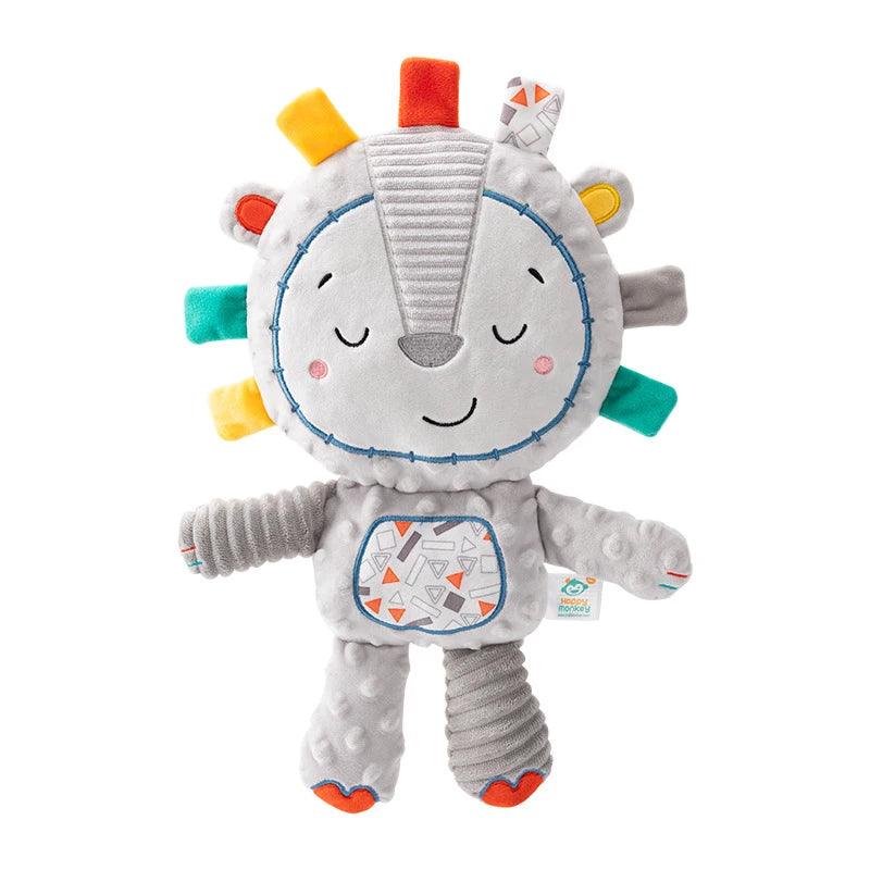 Chocalho Sensorial de Pelúcia para Bebê