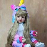 Boneca Bebê Reborn Unicórnio Greenlucky