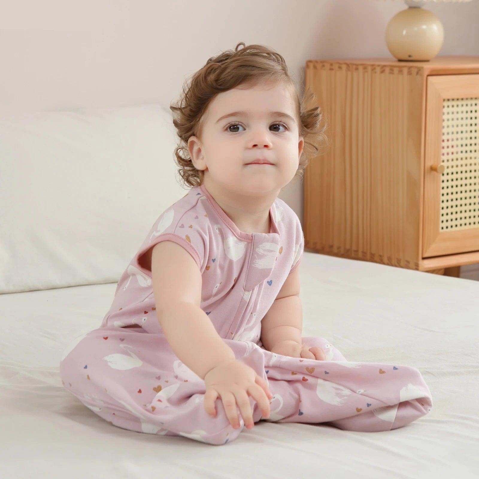 Saco de Dormir de Algodão para Bebês - Sem Manga