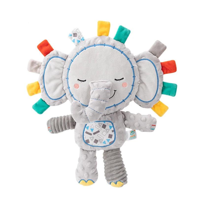 Chocalho Sensorial de Pelúcia para Bebê