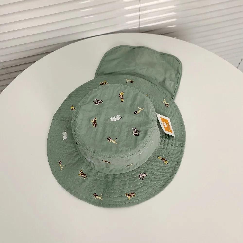 Chapéu Infantil com Proteção UV e Design Divertido