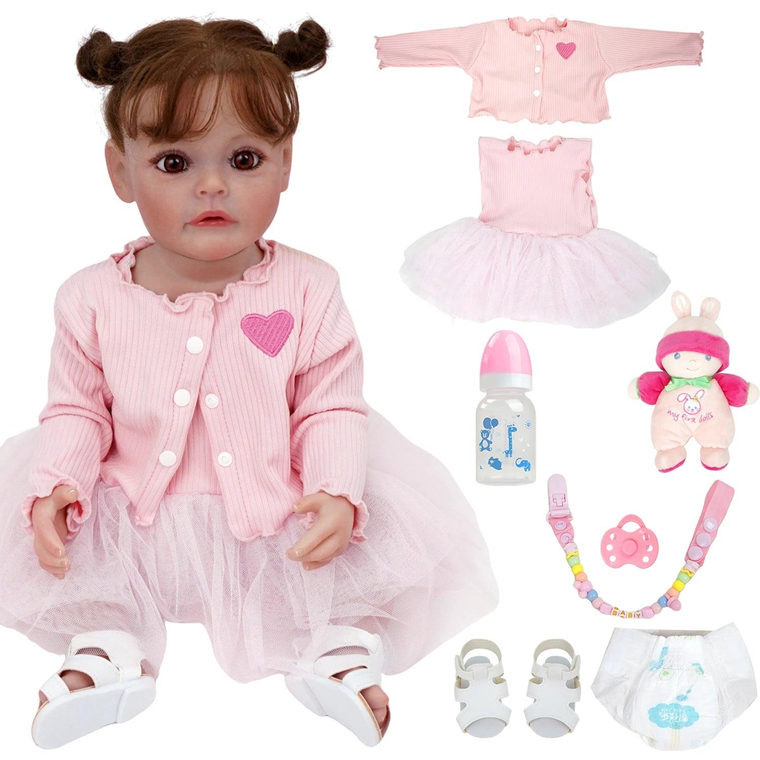Boneca Bebê Reborn Bailarina Greenlucky
