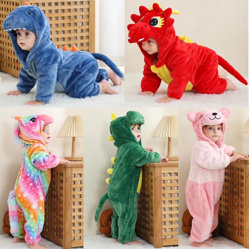 Macacão para Bebês ESTILO FOFURA - Com Estampas de Bichinhos
