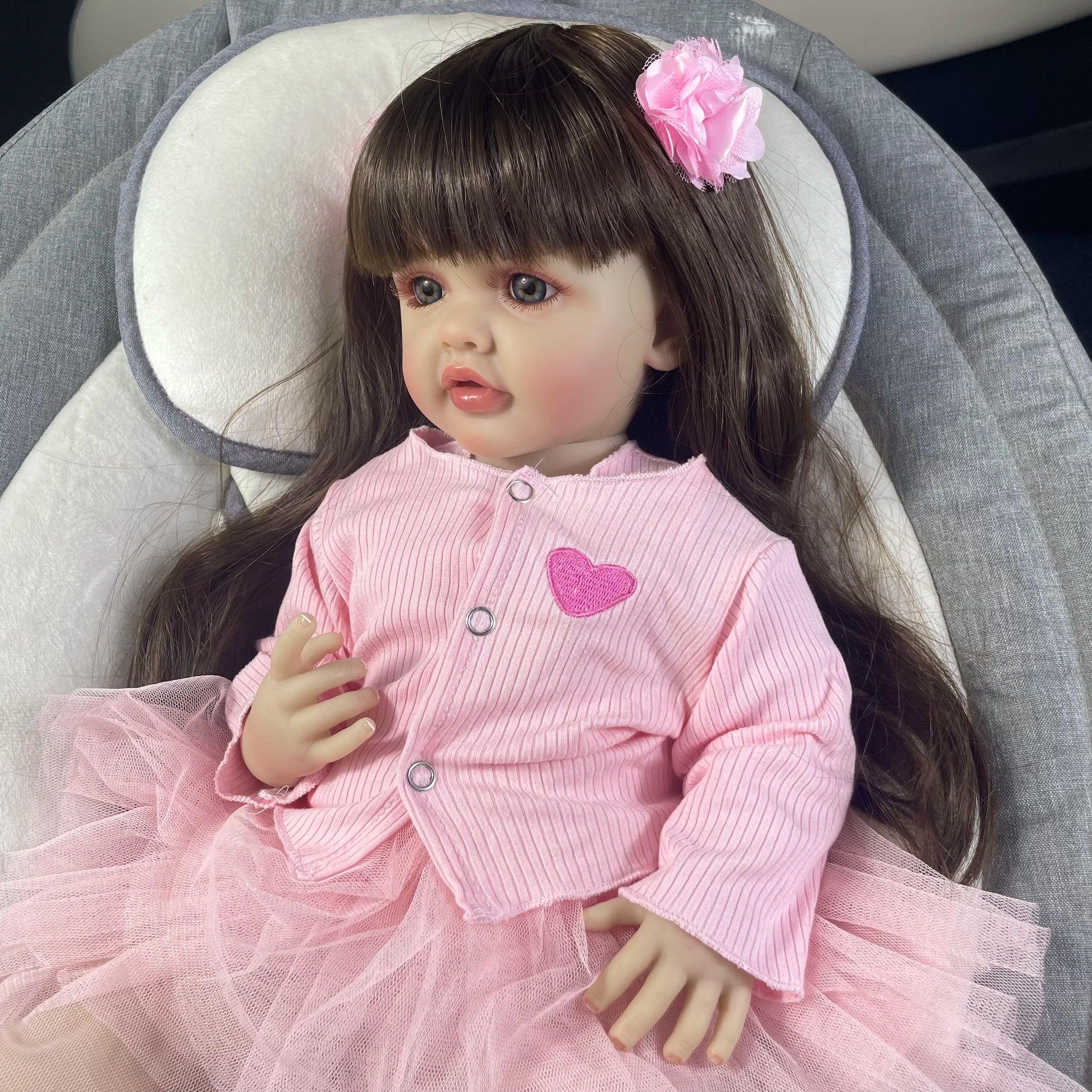 Boneca Bebê Reborn Pink Greenlucky
