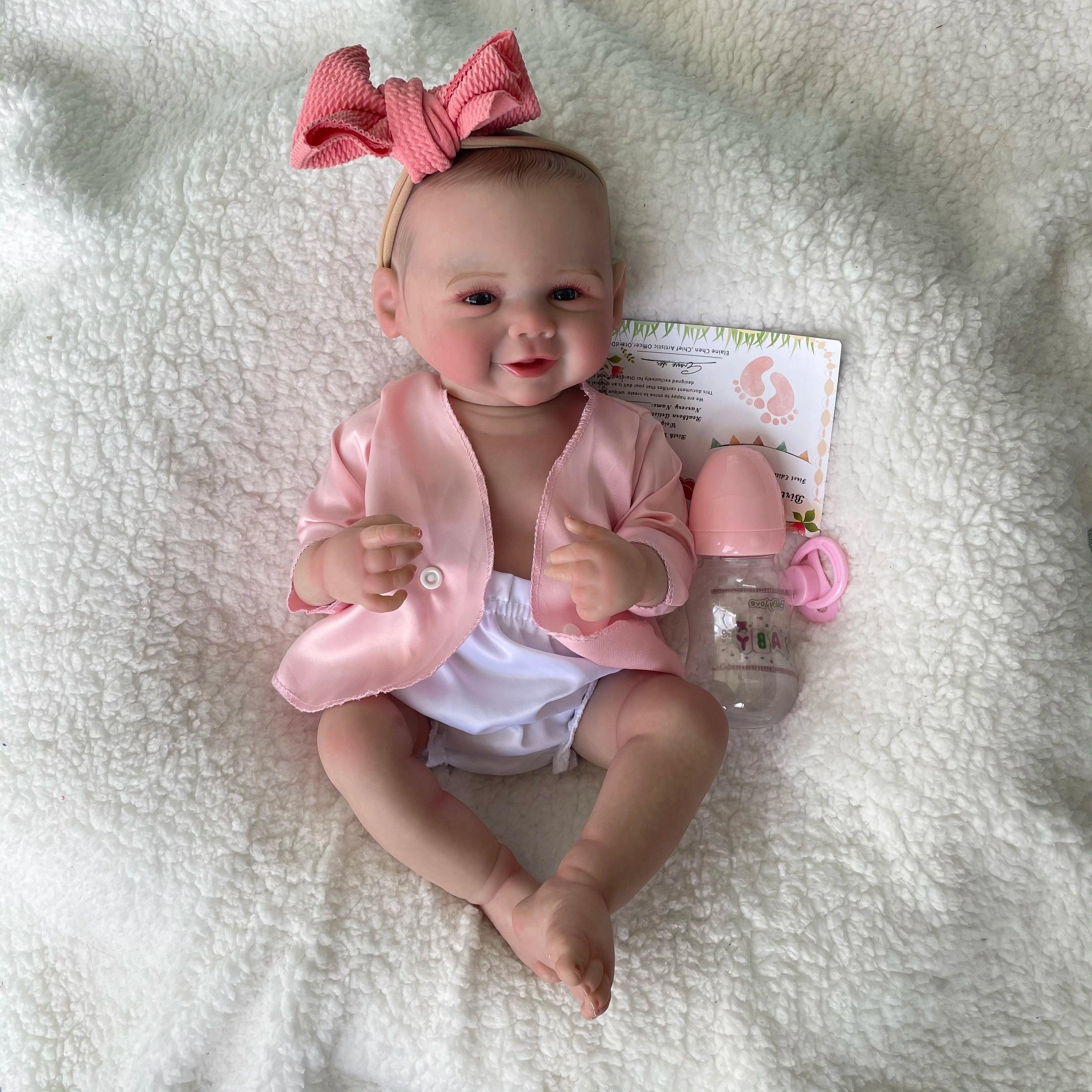 Boneca Bebê Reborn Nina Greenlucky