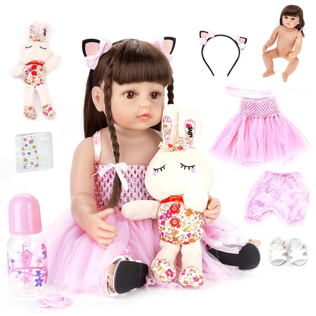 Boneca Bebê Reborn Princesa Greenlucky