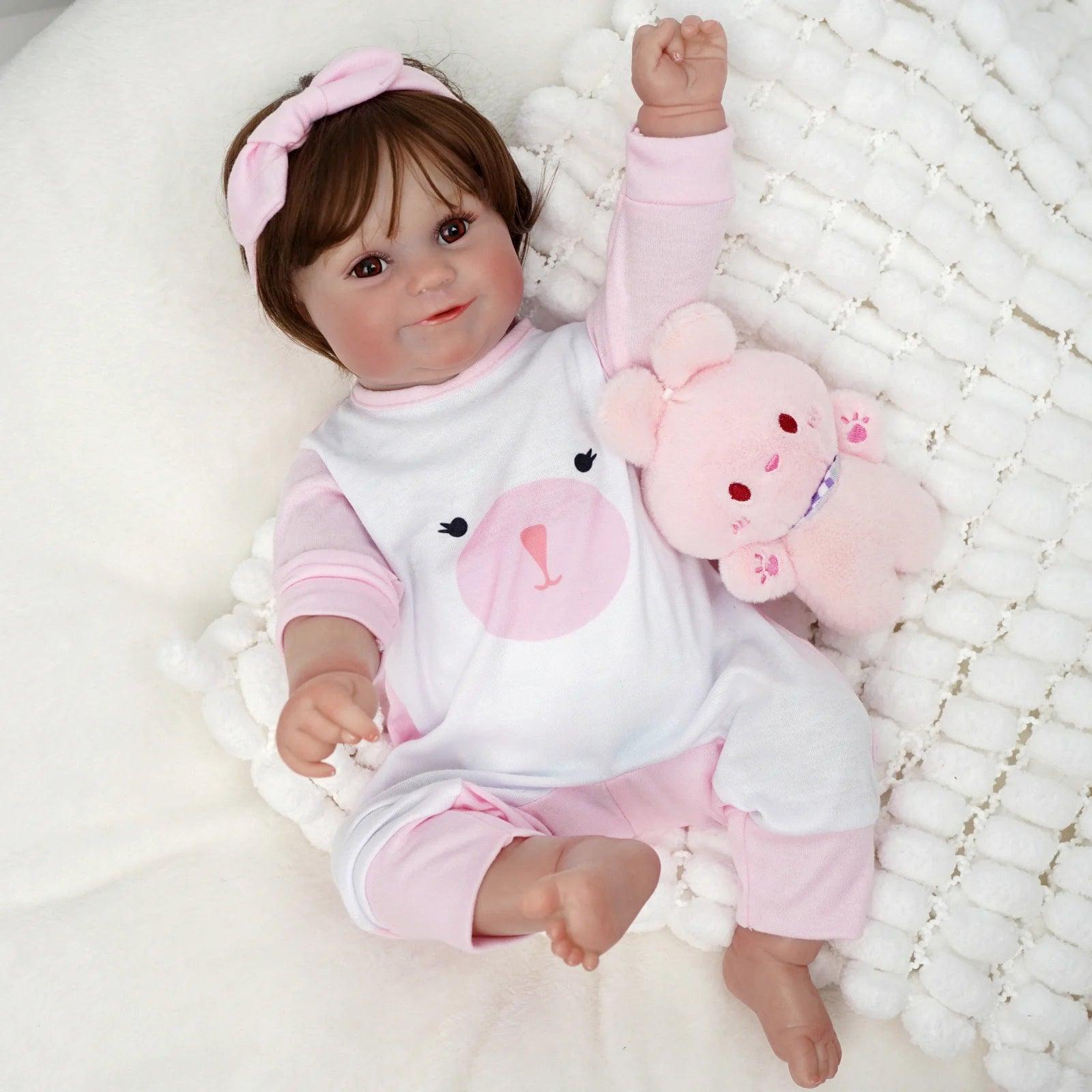 Boneca Bebê Reborn Sorriso