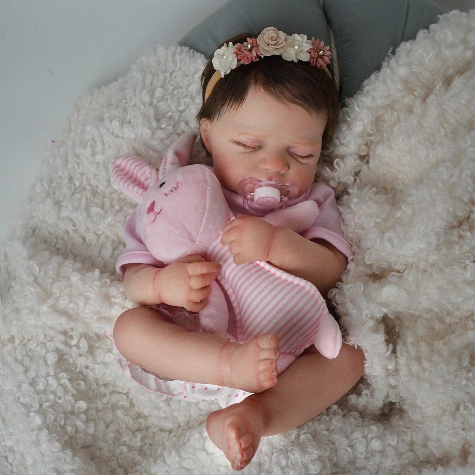 Boneca Bebê Reborn Flora Greenlucky