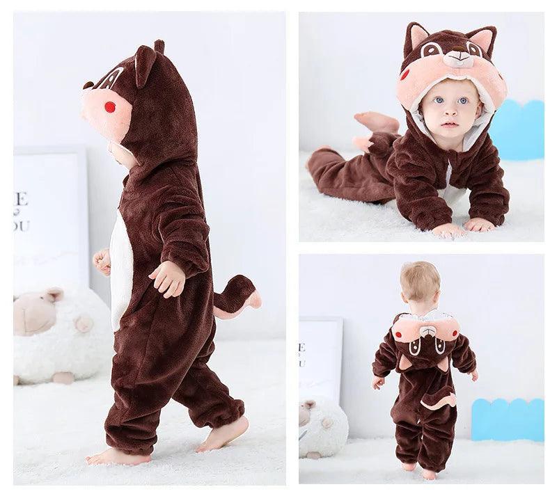 Macacão para Bebês ESTILO FOFURA - Com Estampas de Bichinhos