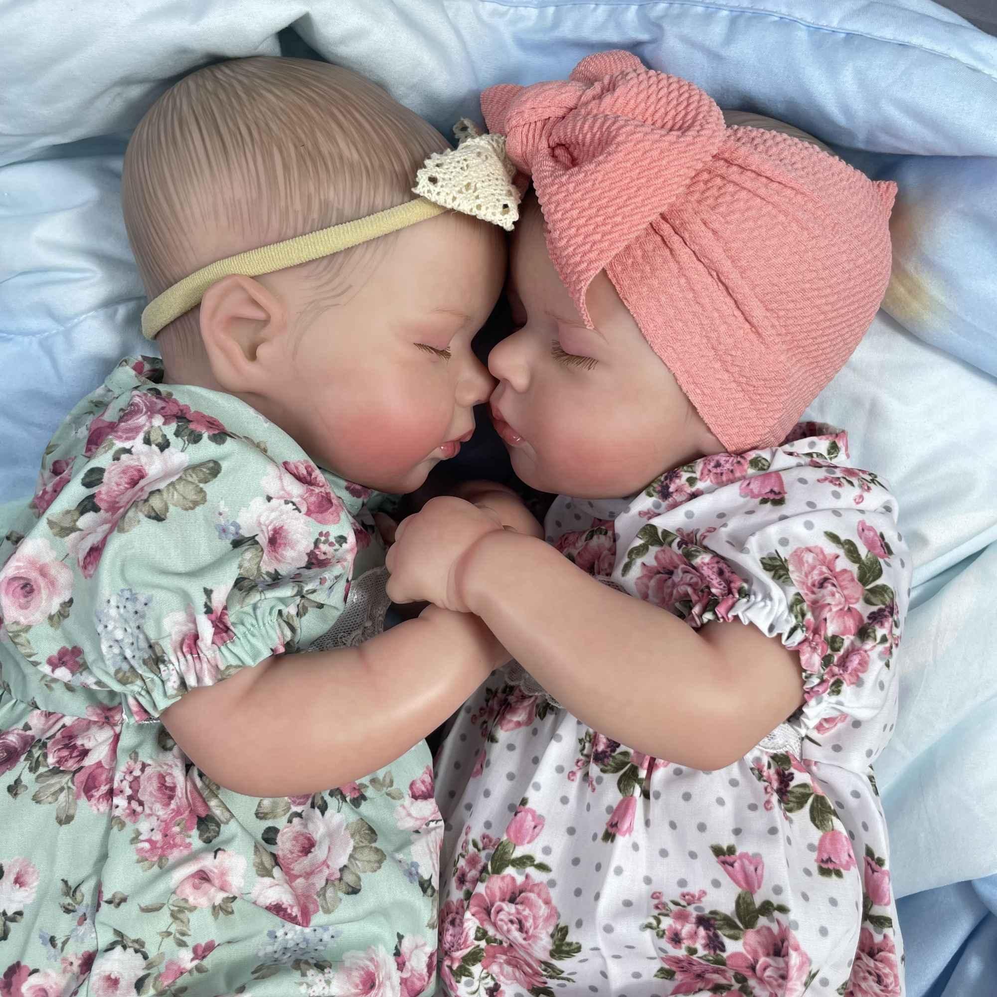 Bonecas Bebês Reborn Gêmeas Sofie e Jolie Greenlucky