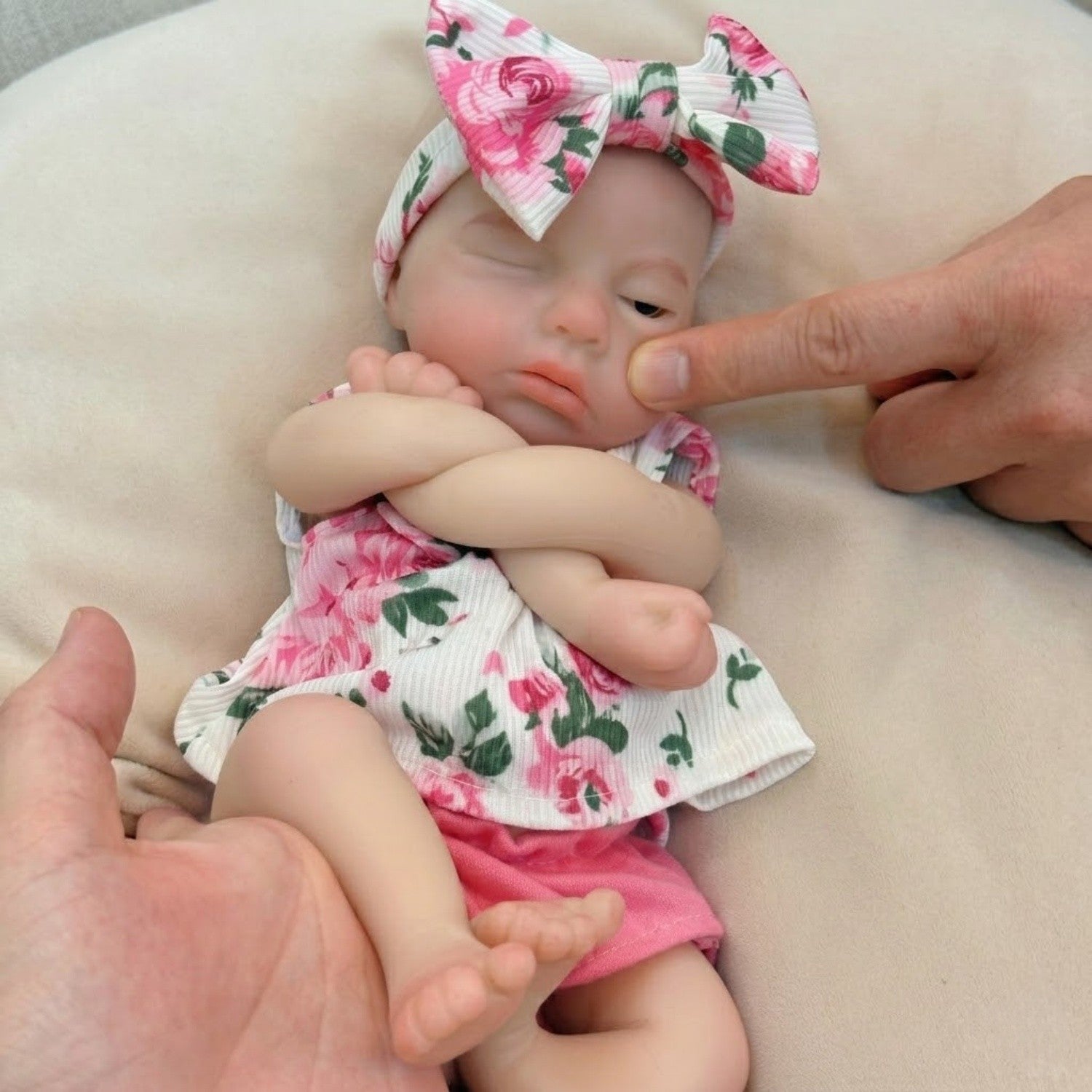 Boneca Bebê Reborn Bebel Silicone Sólido Greenlucky