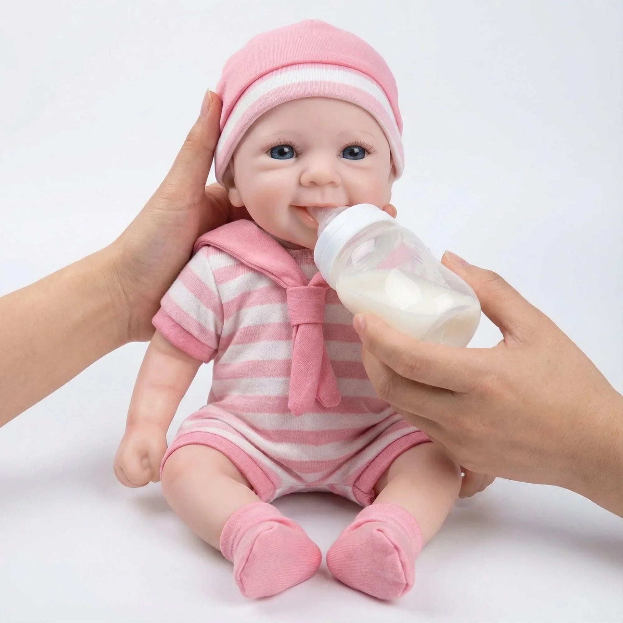 Boneca Bebê Reborn Mimi em Silicone Sólido Greenlucky