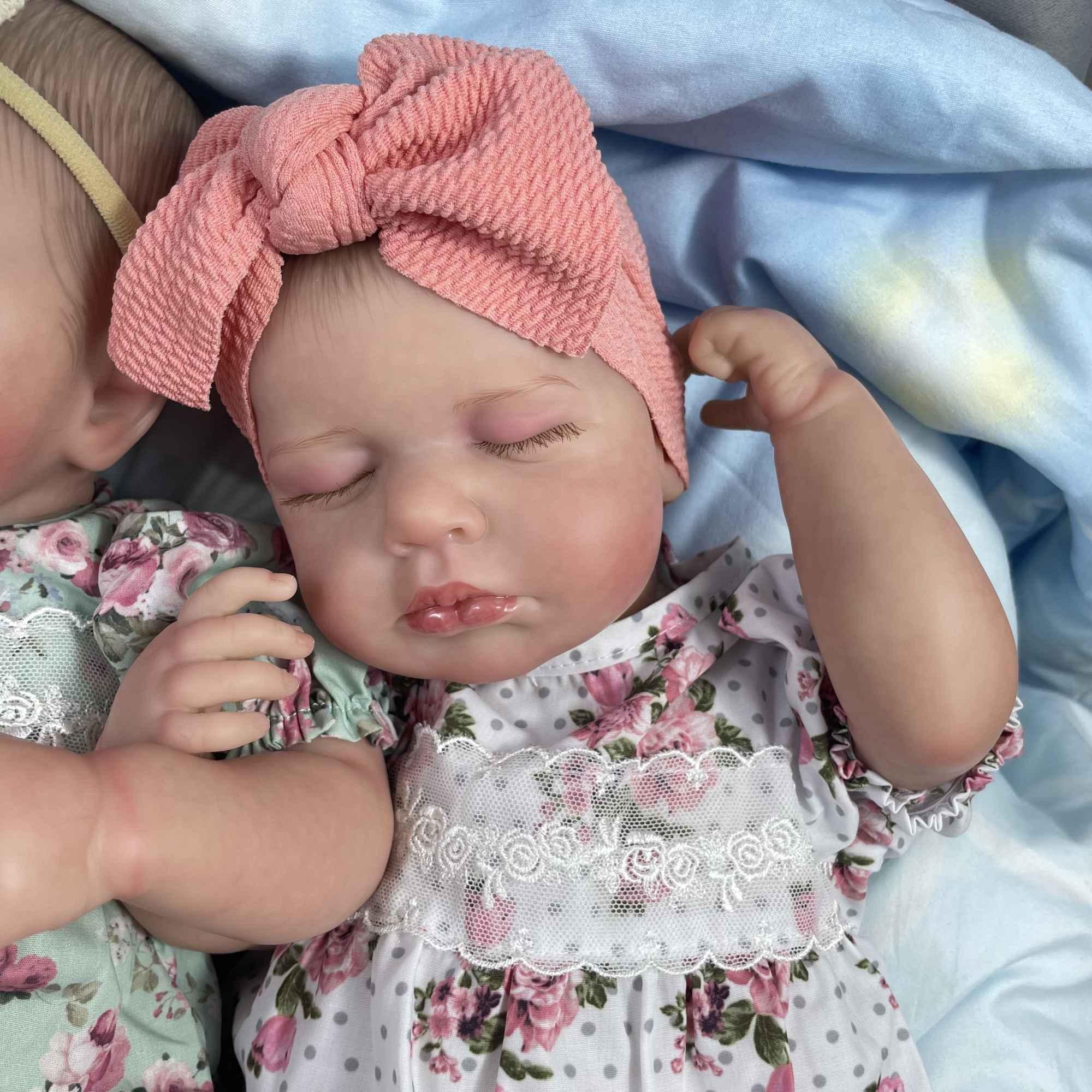 Bonecas Bebês Reborn Gêmeas Sofie e Jolie Greenlucky