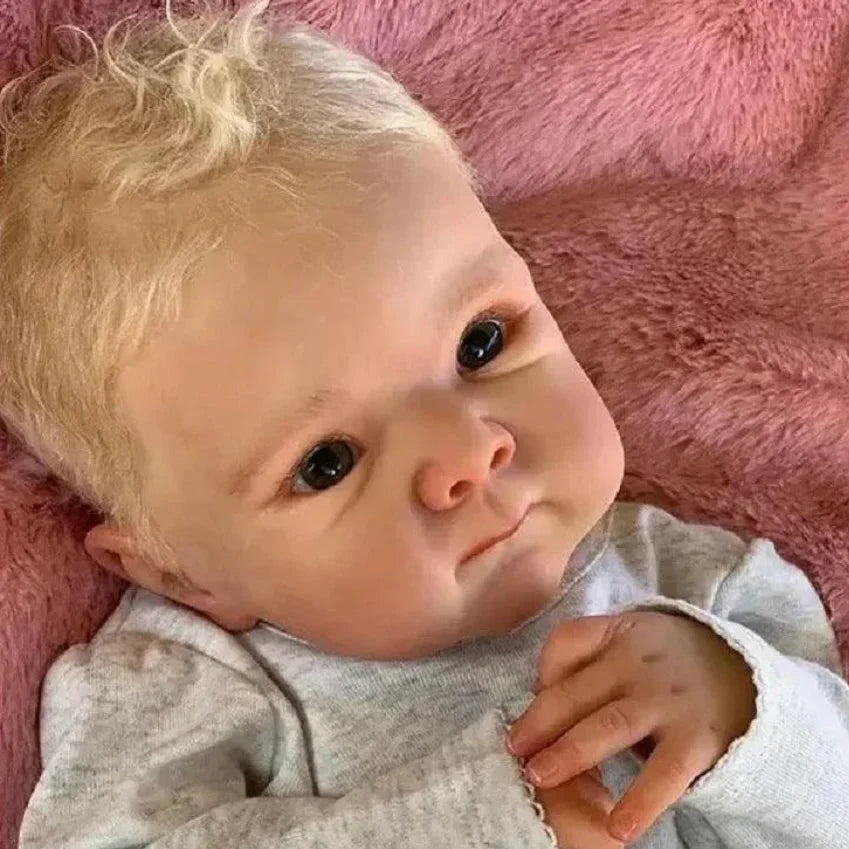Boneca Bebê Reborn Menino Dengoso Greenlucky
