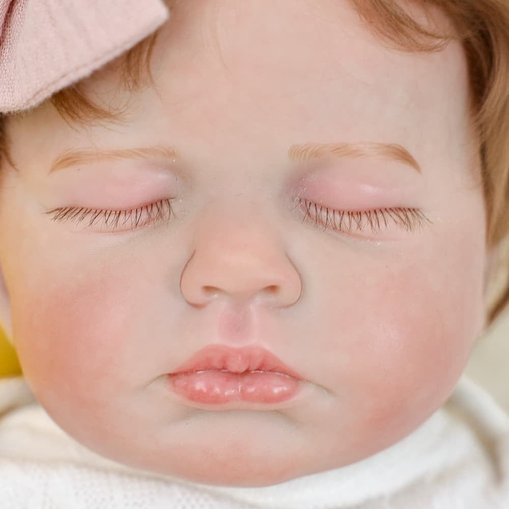 Boneca Bebê Reborn Zoe em Vinil Macio Greenlucky
