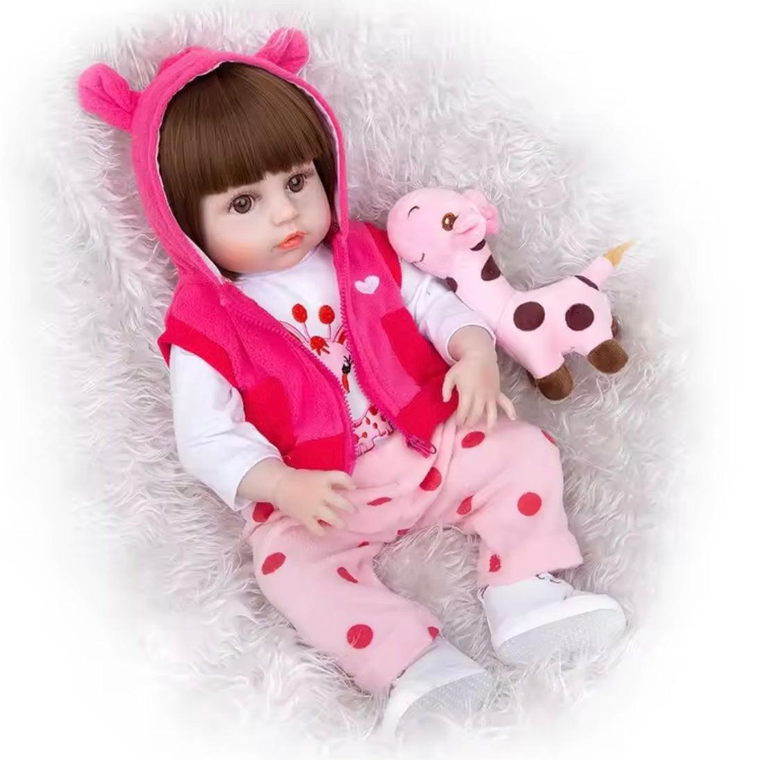 Boneca Bebê Reborn Girafinha